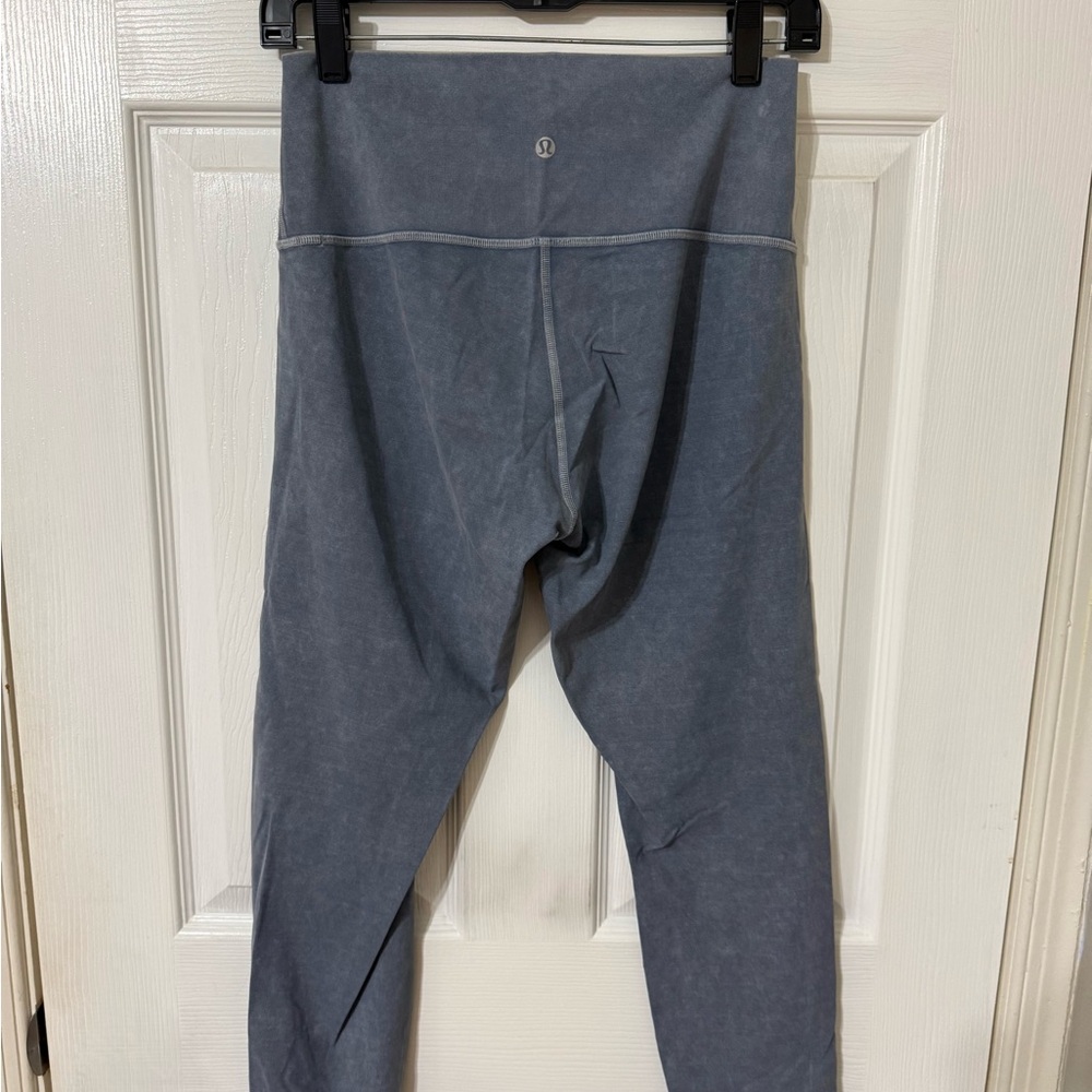Lululemon Wonder Under High Rise Leggings in Washed Moon Blue